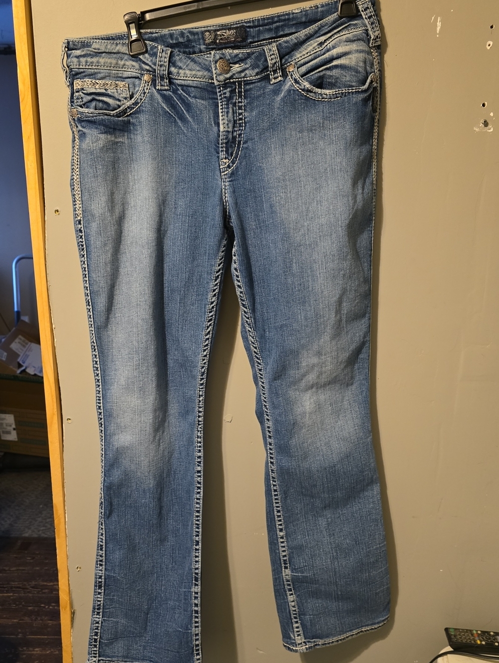 Silver Jeans Women's Light Blue Boot Cut Jeans